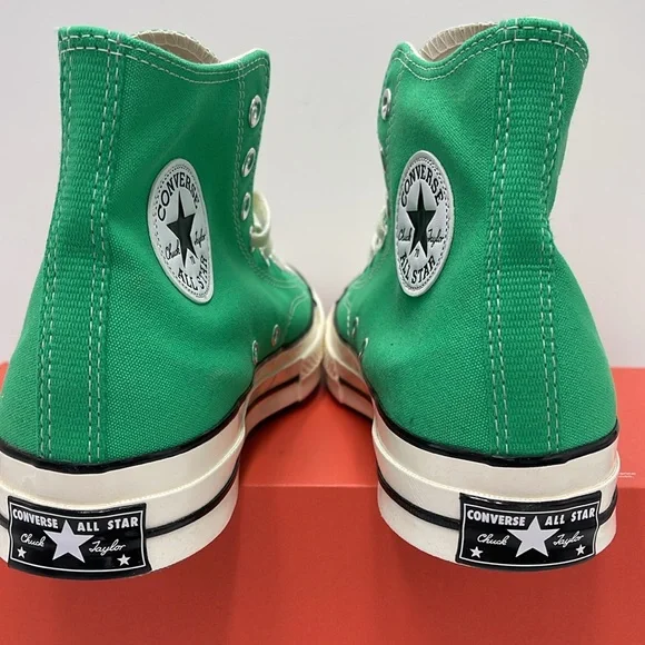 Converse Men’s Emerald High-Top Sneakers A08613F
CHUCK 70 HI
APEX GREEN/EGRET/BL - Picture 13 of 16